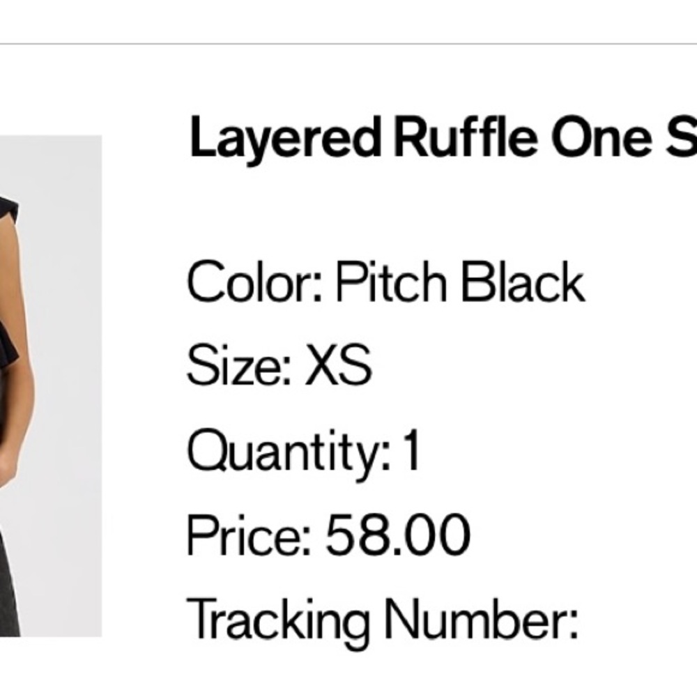 Express Gray Ruffled Tank Top - Picture 3 of 4